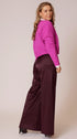 Absolut cashmere miguela pullover purple neon